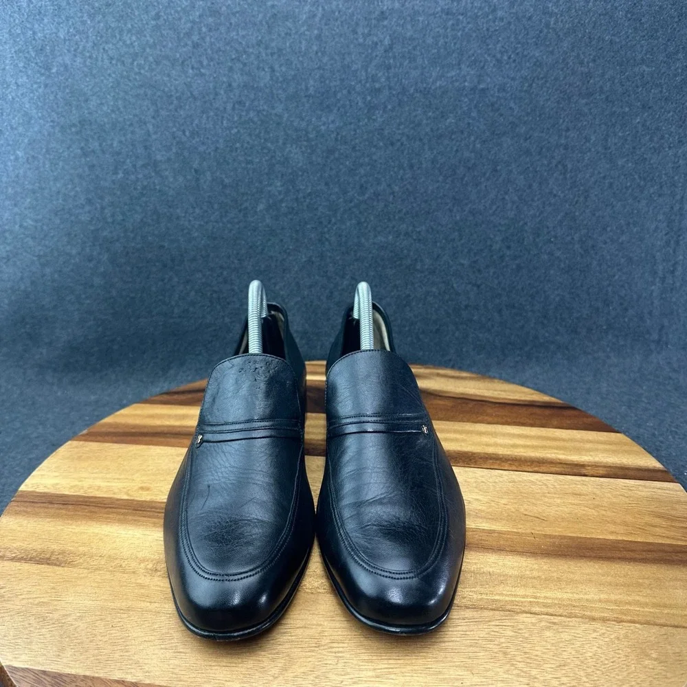 Bally of Switzerland Continentals Sligo Black Leather Loafers Mens 9N 518599